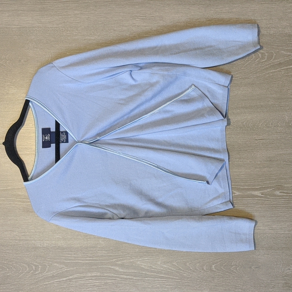 Hunt Club Light Blue Open Front Cardigan